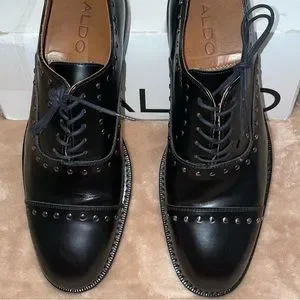 Aldo | Shoes | Aldo Cap Toe Studded Oxfords | Poshmark display picture 2